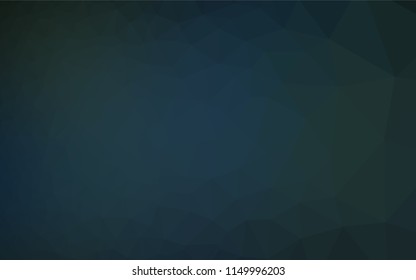 Dark BLUE vector blurry hexagon texture. Modern geometrical abstract illustration with gradient. The template can be used as a background for cell phones.