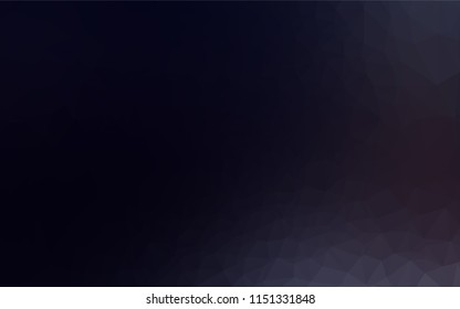 Dark BLUE vector blurry hexagon texture. Creative illustration in halftone style with gradient. The polygonal design can be used for your web site.