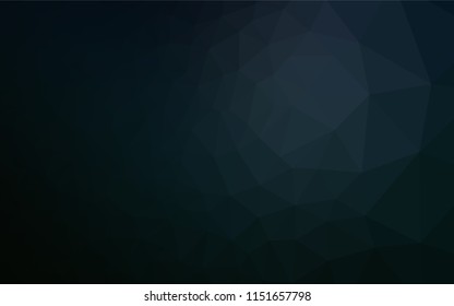 Dark BLUE vector blurry hexagon texture. A vague abstract illustration with gradient. The elegant pattern can be used as part of a brand book.