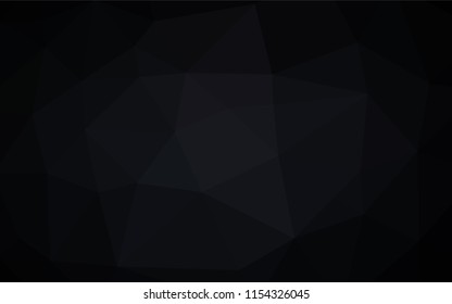Dark BLUE vector blurry hexagon pattern. Glitter abstract illustration with an elegant design. The completely new template can be used for your brand book.