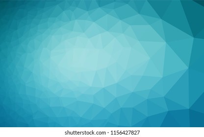 Dark BLUE vector blurry hexagon texture. Shining illustration, which consist of triangles. The best triangular design for your business.