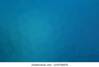 Dark BLUE vector blurry hexagon texture. Shining colored illustration in a Brand new style. The best triangular design for your business.