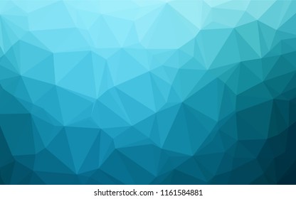 Dark BLUE vector blurry hexagon texture. Shining illustration, which consist of triangles. The template can be used as a background for cell phones.