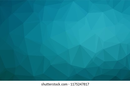 Dark BLUE vector blurry hexagon texture. A sample with polygonal shapes. The template can be used as a background for cell phones.
