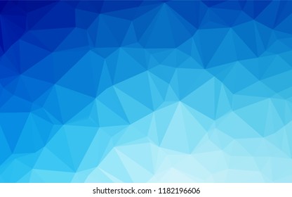 Dark BLUE vector blurry hexagon texture. Modern geometrical abstract illustration with gradient. The template can be used as a background for cell phones.