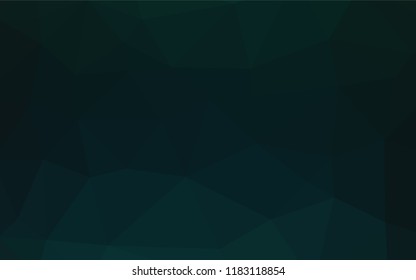 Dark BLUE vector blurry hexagon pattern. Colorful abstract illustration with gradient. Brand new style for your business design.