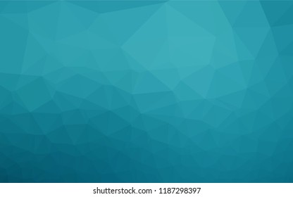 Dark BLUE vector blurry hexagon template. Modern geometrical abstract illustration with gradient. A completely new template for your business design.