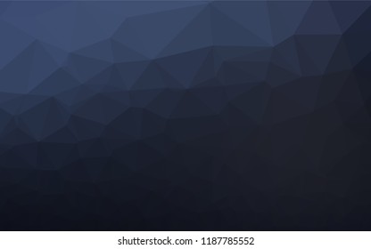 Dark BLUE vector blurry hexagon pattern. A completely new color illustration in a vague style. Brand new design for your business.