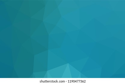 Dark BLUE vector blurry hexagon texture. Creative geometric illustration in Origami style with gradient. Brand new design for your business.