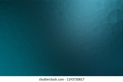 Dark BLUE vector blurry hexagon template. An elegant bright illustration with gradient. The template can be used as a background for cell phones.