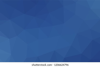 Dark BLUE vector blurry hexagon template. Shining colored illustration in a Brand new style. Brand new design for your business.
