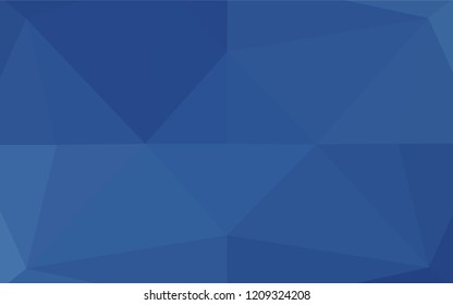Dark BLUE vector blurry hexagon pattern. Colorful illustration in abstract style with gradient. A completely new template for your business design.