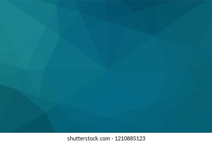 Dark BLUE vector blurry hexagon texture. Colorful abstract illustration with gradient. The textured pattern can be used for background.