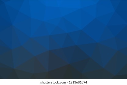 Dark BLUE vector blurry hexagon texture. Colorful illustration in abstract style with gradient. A new texture for your design.