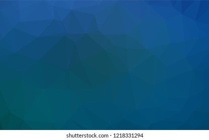 Dark BLUE vector blurry hexagon texture. Shining colored illustration in a Brand new style. The template can be used as a background for cell phones.