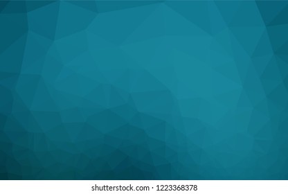 Dark BLUE vector blurry hexagon texture. A completely new color illustration in a vague style. A completely new template for your business design.