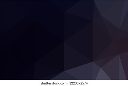 Dark BLUE vector blurry hexagon template. An elegant bright illustration with gradient. The completely new template can be used for your brand book.