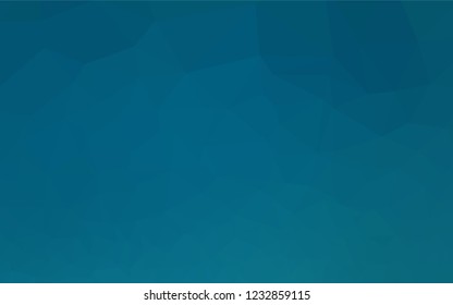 Dark BLUE vector blurry hexagon texture. A sample with polygonal shapes. A completely new template for your business design.