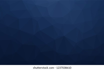 Dark BLUE vector blurry hexagon texture. Shining colored illustration in a Brand new style. The best triangular design for your business.