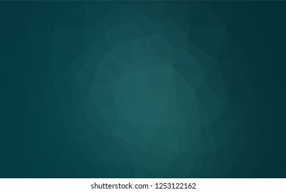 Dark BLUE vector blurry hexagon template. A completely new color illustration in a vague style. A new texture for your design.