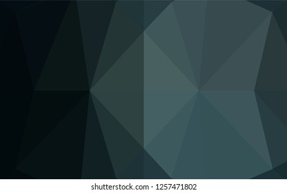 Dark BLUE vector blurry hexagon texture. Shining illustration, which consist of triangles. The elegant pattern can be used as part of a brand book.