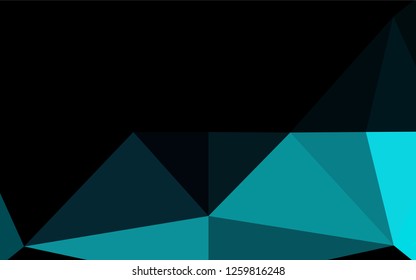 Dark BLUE vector blurry hexagon pattern. An elegant bright illustration with gradient. The elegant pattern can be used as part of a brand book.