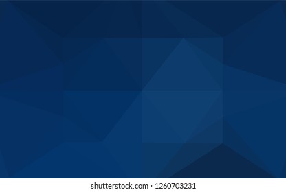 Dark BLUE vector blurry hexagon texture. A vague abstract illustration with gradient. Brand new design for your business.