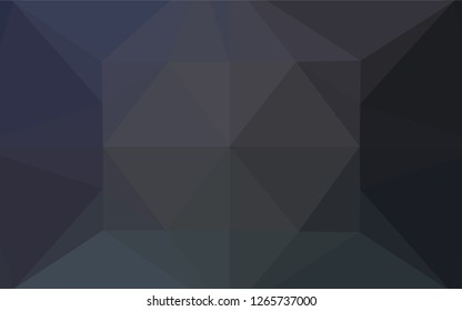 Dark BLUE vector blurry hexagon texture. Modern geometrical abstract illustration with gradient. Brand new design for your business.
