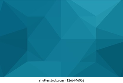 Dark BLUE vector blurry hexagon texture. Brand new colored illustration in blurry style with gradient. The template can be used as a background for cell phones.