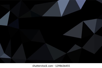 Dark BLUE vector blurry hexagon texture. A sample with polygonal shapes. A completely new template for your business design.
