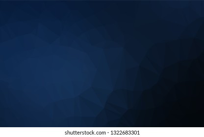 Dark BLUE vector blurry hexagon texture. An elegant bright illustration with gradient. Brand new design for your business.