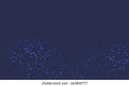 Dark BLUE vector blurry hexagon background design. Geometric background in Origami style with gradient. 
