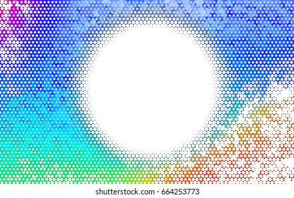 Dark BLUE vector blurry hexagon background design. Geometric background in Origami style with gradient. 