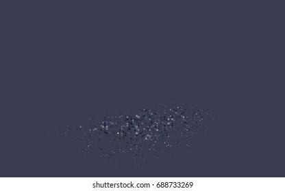 Dark BLUE vector blurry hexagon background design. Geometric background in Origami style with gradient. 