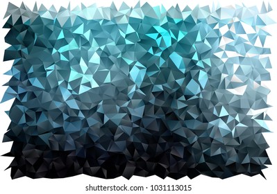 Dark BLUE vector blurry triangle pattern. Colorful abstract illustration with gradient. The elegant pattern can be used as part of a brand book.