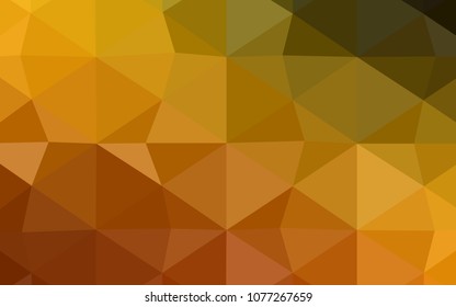Dark BLUE vector blurry triangle pattern. Triangular geometric sample with gradient.  Textured pattern can be used for background.