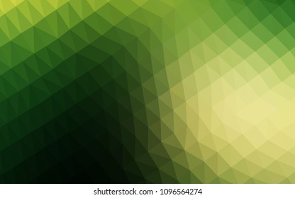 Dark BLUE vector blurry triangle background. Colorful illustration in abstract style with gradient. The textured pattern can be used for background.