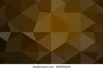 Dark BLUE vector blurry triangle pattern. Colorful abstract illustration with gradient. A completely new design for your business.