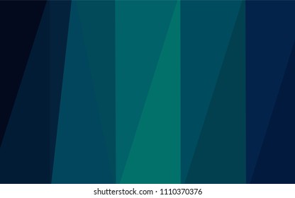 Dark BLUE vector blurry triangle texture. Creative illustration in halftone style with gradient. The best triangular design for your business.