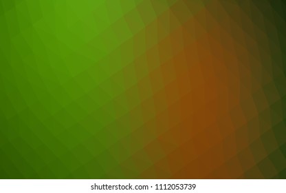 Dark BLUE vector blurry triangle background. Brand new colored illustration in blurry style with gradient. Triangular pattern for your business design.