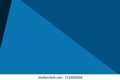 Dark BLUE vector blurry triangle template. Shining polygonal illustration, which consist of triangles. That new template can be used for your brand book.
