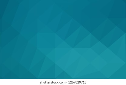Dark BLUE vector blurry triangle template. Colorful illustration in abstract style with gradient. Polygonal design for your web site.