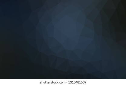 Dark BLUE vector blurry triangle texture. Shining colored illustration in a Brand new style. Completely new design for your business.