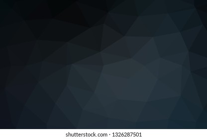 Dark BLUE vector blurry triangle texture. Glitter abstract illustration with an elegant design. The best triangular design for your business.