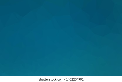 Dark BLUE vector blurry triangle texture. Shining illustration, which consist of triangles. Polygonal design for your web site.
