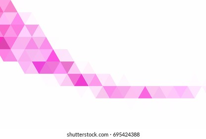 Dark BLUE vector blurry triangle pattern. Colorful illustration in abstract style with gradient. The elegant pattern can be used as part of a brand book.