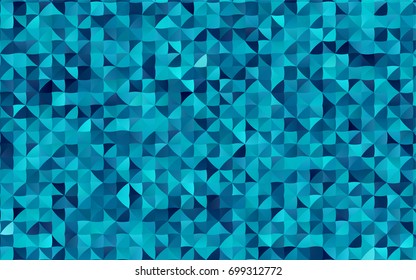 Dark BLUE vector blurry triangle pattern. Colorful illustration in abstract style with gradient. A completely new design for your business.