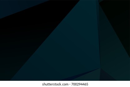 Dark BLUE vector blurry triangle pattern. A completely new color illustration in a vague style. The textured pattern can be used for background.
