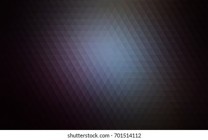 Dark BLUE vector blurry triangle pattern. Colorful illustration in abstract style with gradient. A new texture for your design.