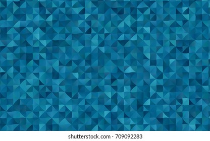 Dark BLUE vector blurry triangle pattern. Glitter abstract illustration with an elegant design. A new texture for your design.